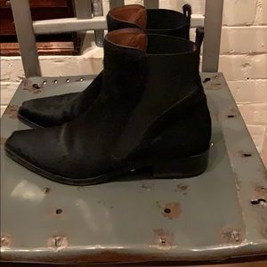 Sartore Paris black mohair boots